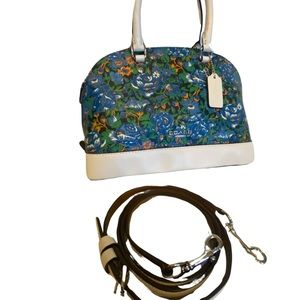 COACH MINI SIERRA SATCHEL ROSE MEADOW FLORAL PRINT